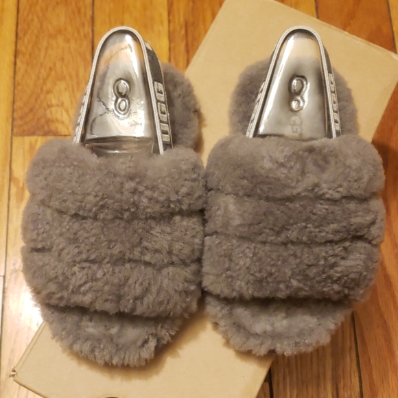 ugg fluff yeah slide size 8